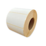Hvid termoetiket 70x36 mm 1.000 stk.