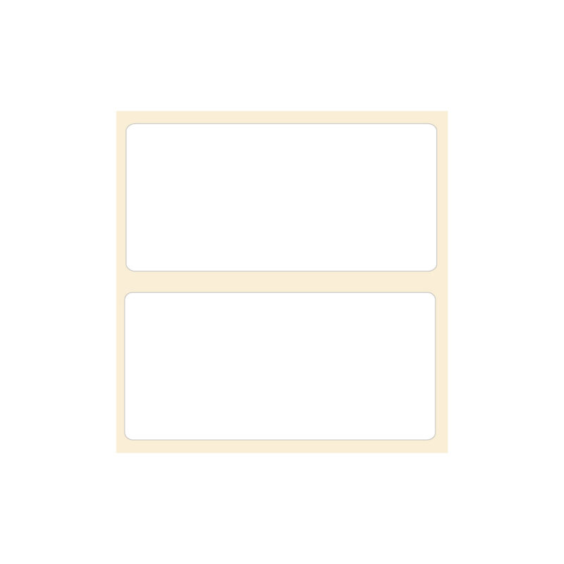 ermoetiket rulle 70x36 mm med permanent lim 1000 stk