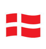 Buet vinyl fødselsdagsflag til ruden 17x25 cm.
