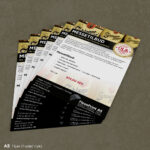 A5 Flyers (1-sidet tryk) 148x210 mm.