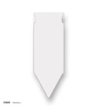 Hvid 400 my - Transfer Stiketiket 109x30 mm