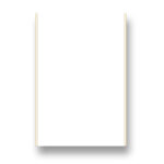 Hvid A4 Laser Gloss etiket ark - 1 ark 200x295 mm.
