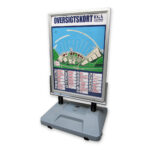 Gadestander Windsign B2 50x70 cm.