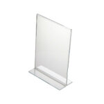 A6 klar Acryl T-menuholder