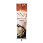 Sølv basic roll up komplet sæt 60x200 cm. med eget tryk