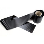 F31 Sort - Soft Poly satinbånd 125 mm.