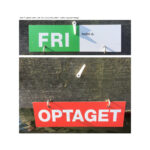 Fri/optaget alu skilt 85x280mm