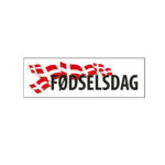 Fødselsdag vinylstreamer 90x29 cm.