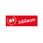 Vinylstreamer jubilæum med valgfrit år - 90x29 cm.