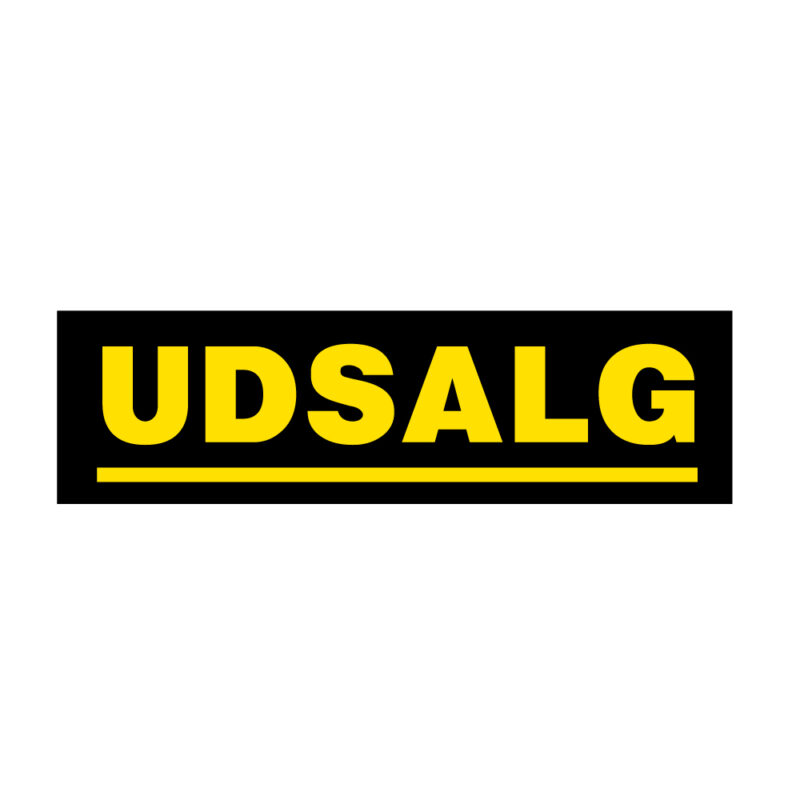 Udsalgs vinylstreamer 90x29 cm.