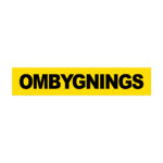 Kombinationsskilt "OMBYGNINGS" vinylstreamers - 70x16 cm.