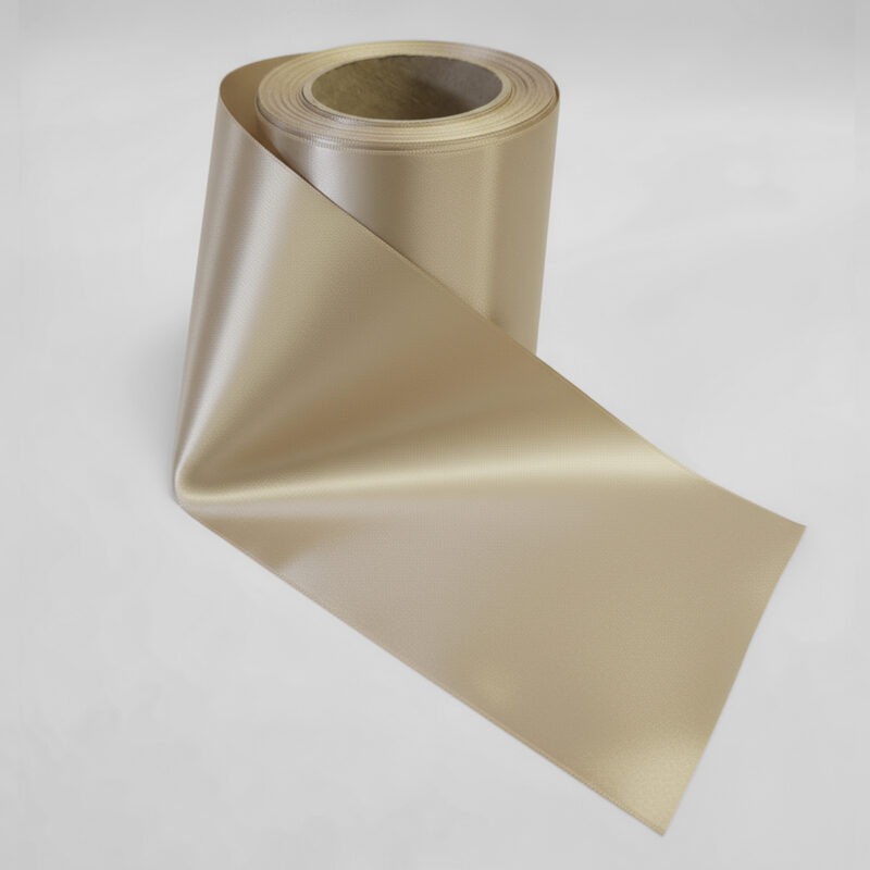 F75 Beige - SOFT Poly satinbånd 75 mm.