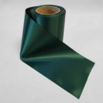 F27 Flaske Grøn - SOFT Poly satinbånd 75 mm.