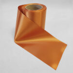 F86 Terracotta - SOFT Poly satinbånd 75 mm.