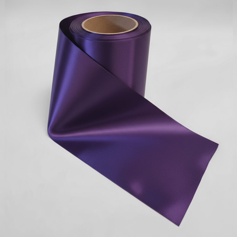 F85 Lilla - SOFT Poly satinbånd 75 mm.