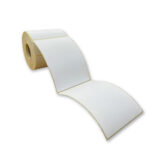 Hvid Thermo Etiket 100x150 mm neutral - fragtetiket