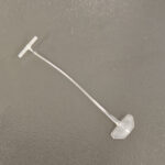 Transparent tekstilsnor, standard - 40 mm.