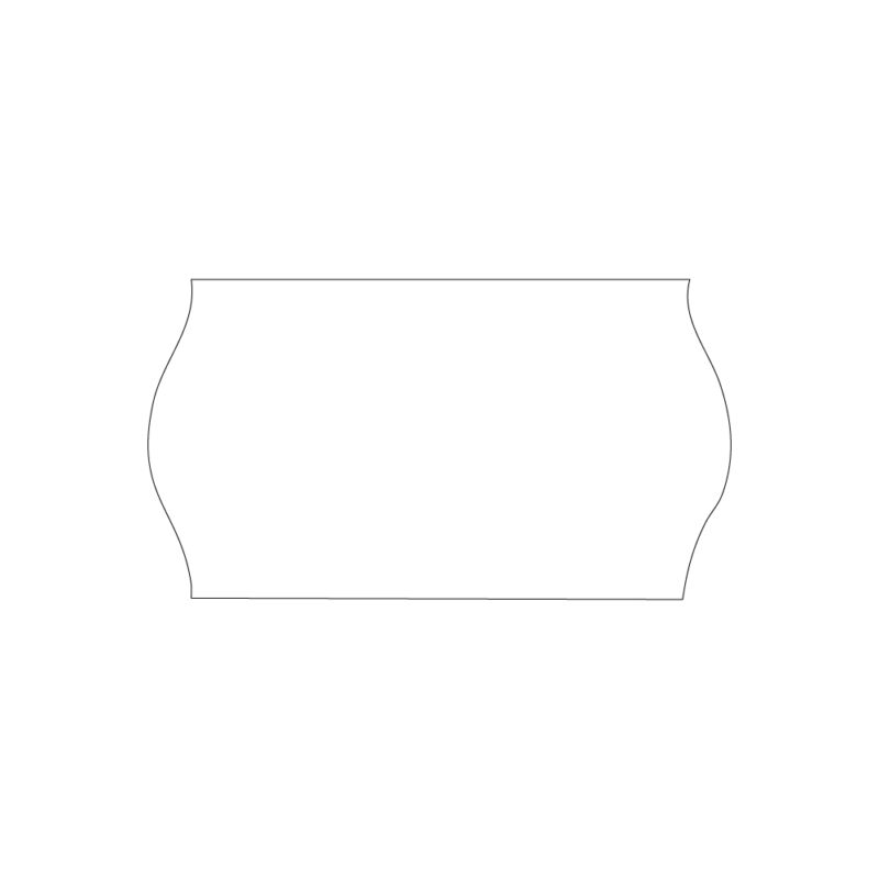 Permanent prismærker 26x12 mm.