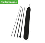 Stangsæt til beachflag 70x340 cm
