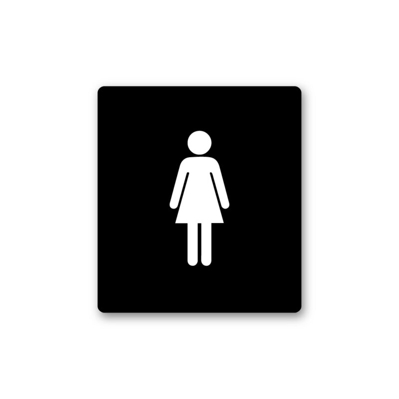 WC Piktogram Sort – Dame 180x200 mm