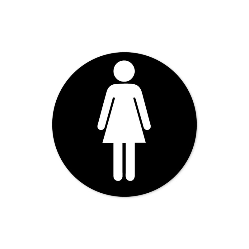 Piktogrammer_Ø10_Dame_Black