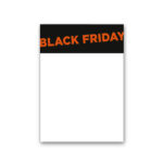 Black Friday kartonskilt A3