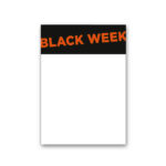 Black Week kartonskilt A4