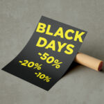 Black Days gadeskilt m/procenter