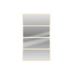 Sølv etiket 30 x 12 mm - rulle med 2.500 stk.