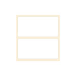 Hvid PE - etiket 69,5x34,5 rulle med 1.000 stk.