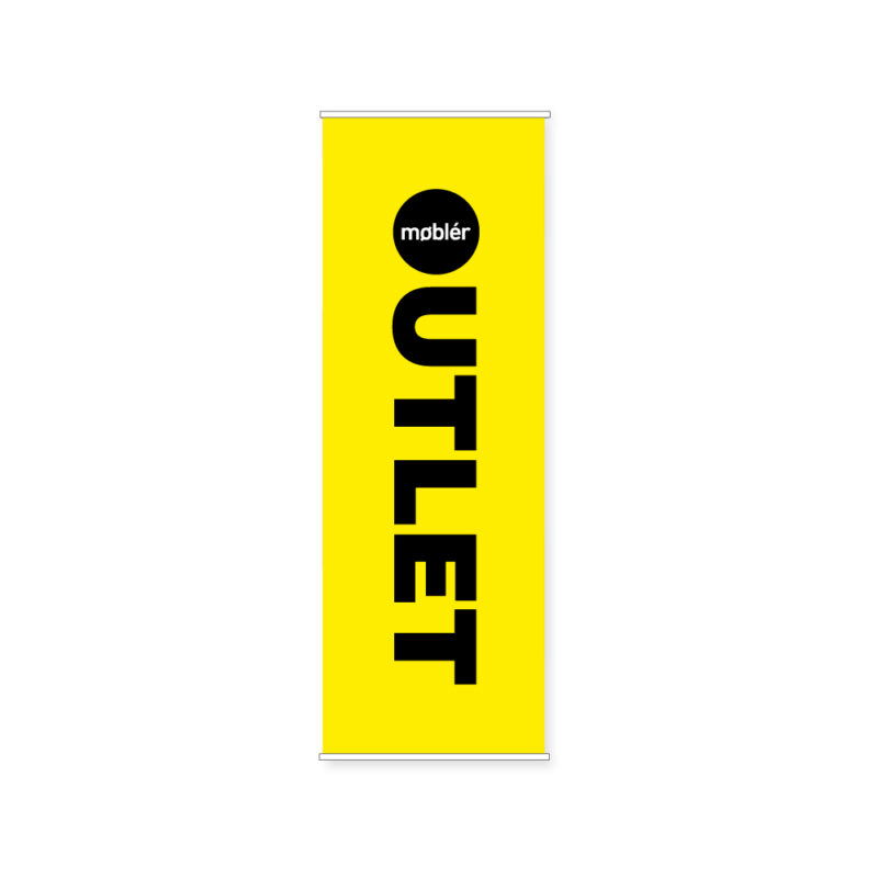 Møblér In-door StofBanner 40x120cm - OUTLET
